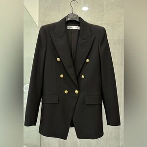ZARA TAILORED DOUBLE BREASTED BLAZER